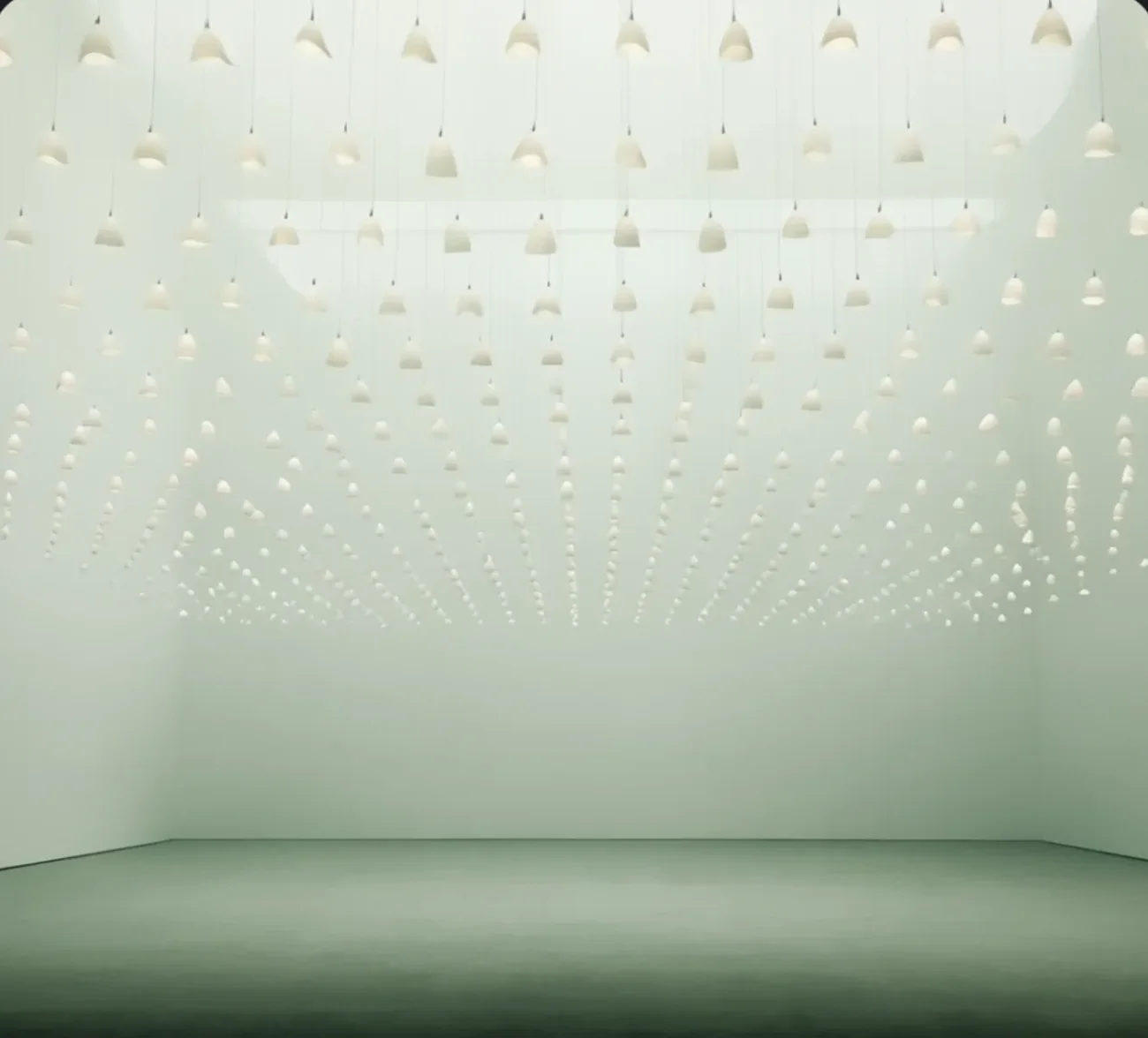 Countless soft points of light suspended in a quiet expanse